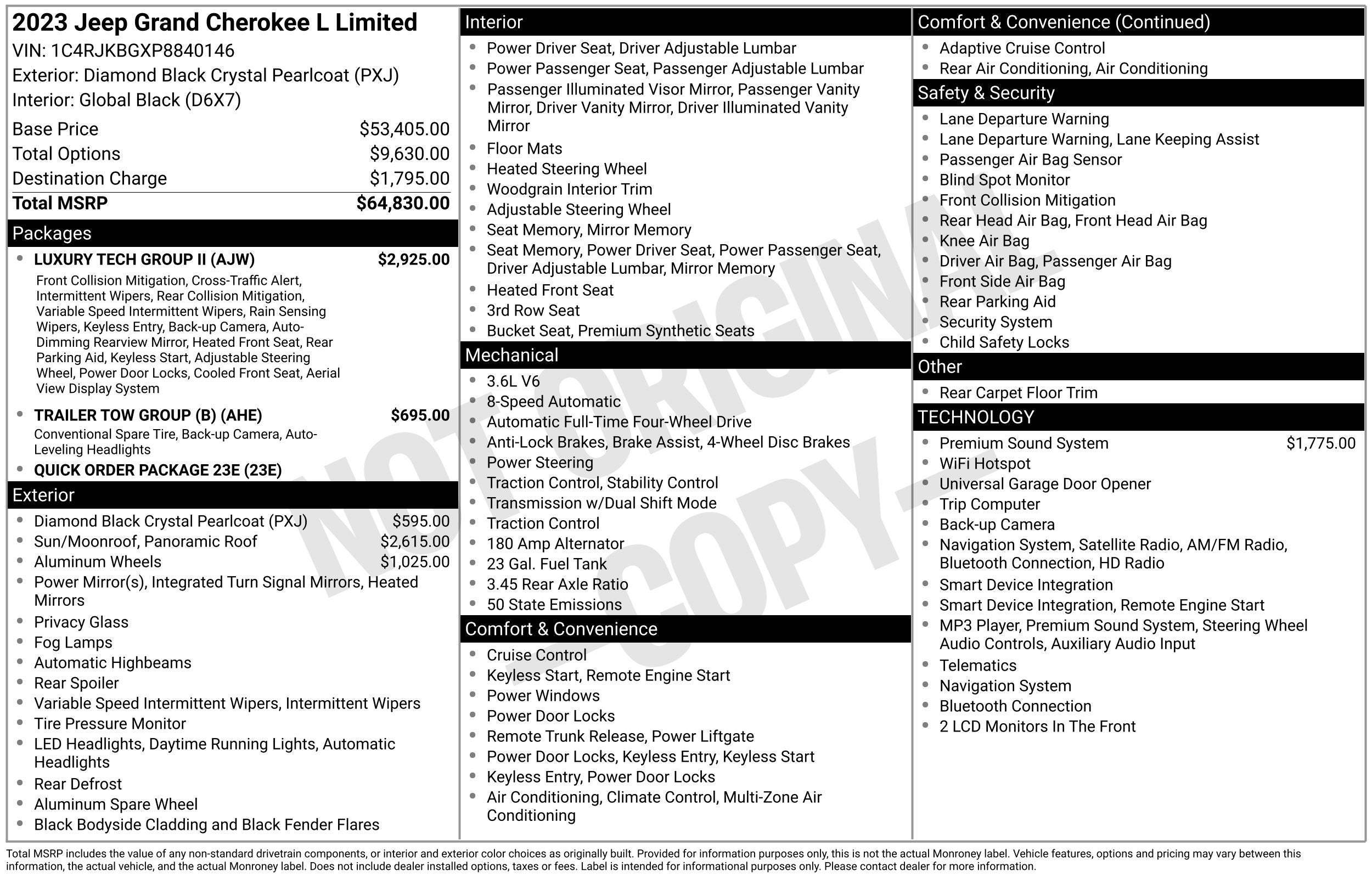 2023 Jeep Grand Cherokee L Limited