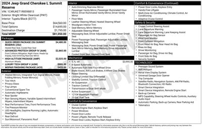 2024 Jeep Grand Cherokee L Summit