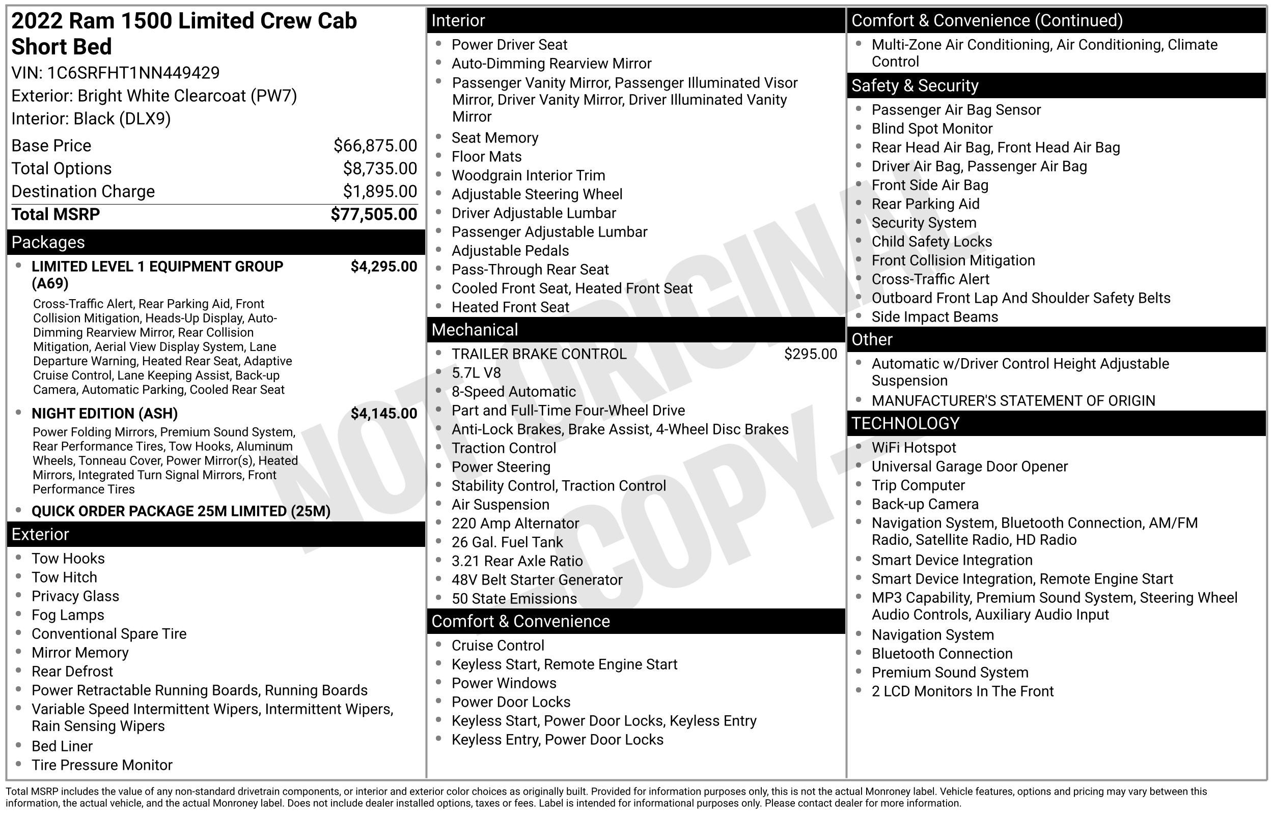 2022 RAM 1500 Limited