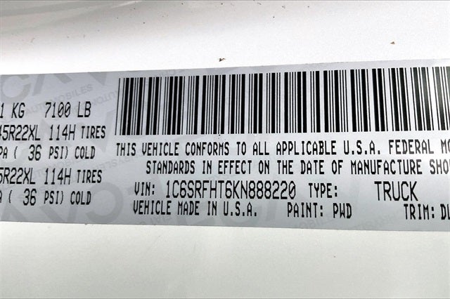 2019 RAM 1500 Limited