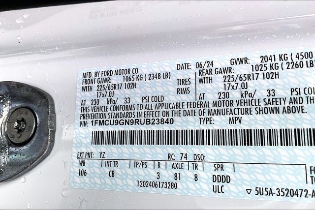 2024 Ford Escape Active