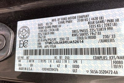2024 Ford Escape Platinum