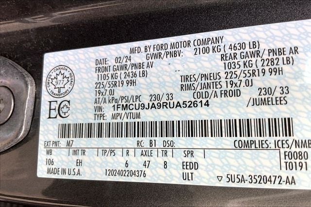 2024 Ford Escape Platinum