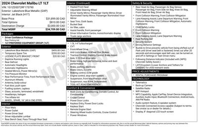 2024 Chevrolet Malibu LT 1LT