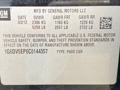 2012 Cadillac CTS-V Base