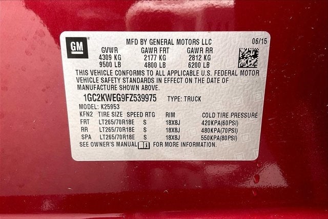 2015 Chevrolet Silverado 2500HD LTZ