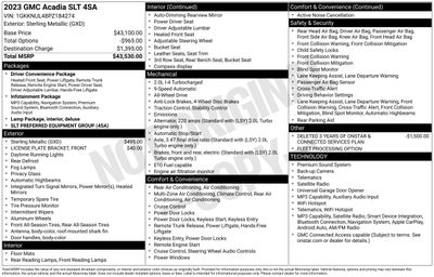 2023 GMC Acadia SLT