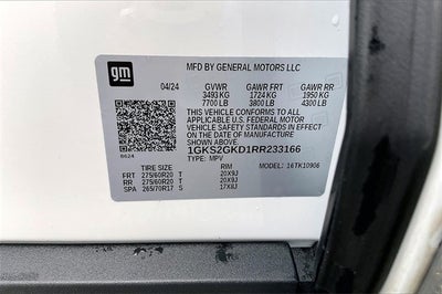 2024 GMC Yukon XL SLT