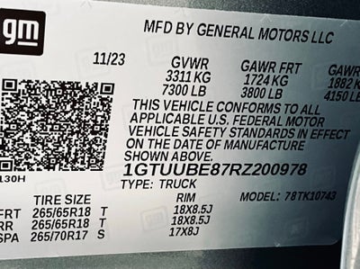 2024 GMC Sierra 1500 SLE