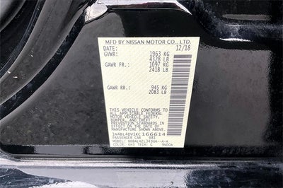 2019 Nissan Altima 2.5 SV