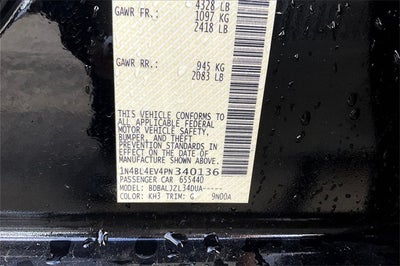 2023 Nissan Altima 2.5 SL