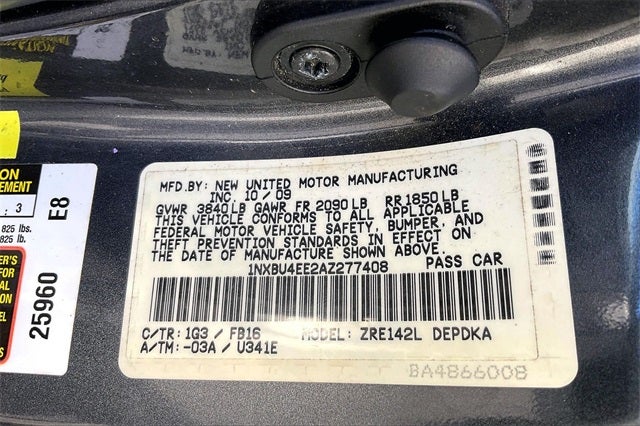 2010 Toyota Corolla S