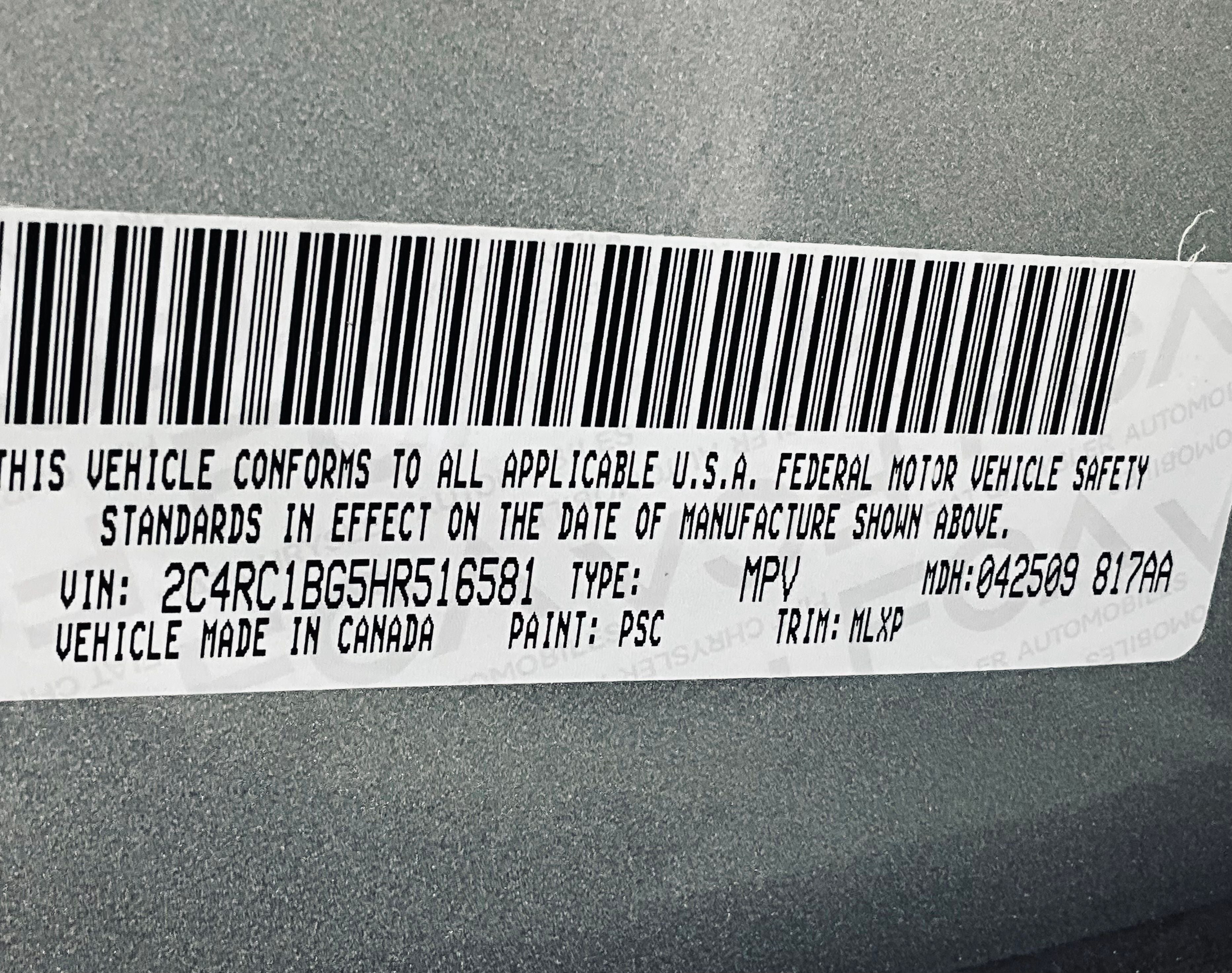 2017 Chrysler Pacifica Touring L