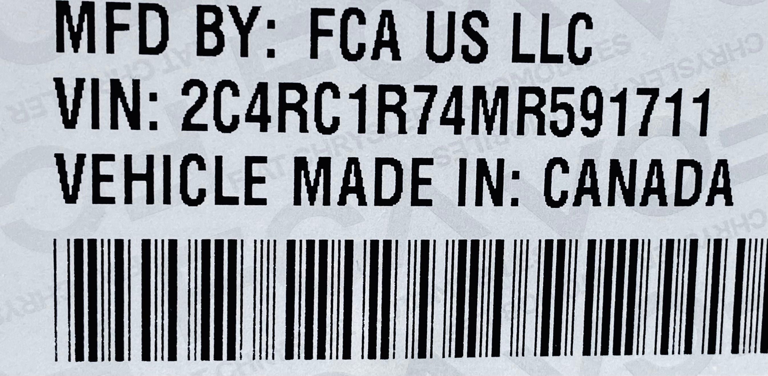 2021 Chrysler Pacifica Hybrid Touring