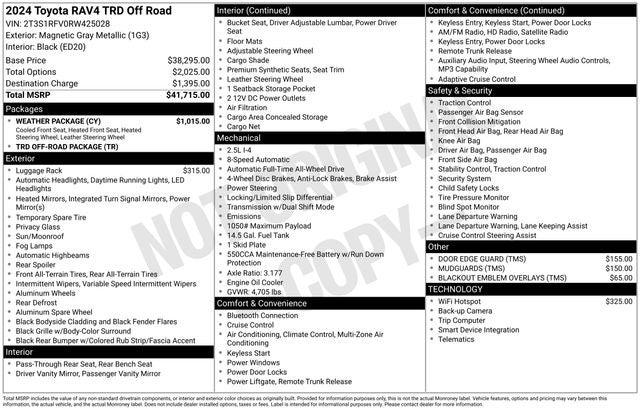 2024 Toyota RAV4 TRD Off Road