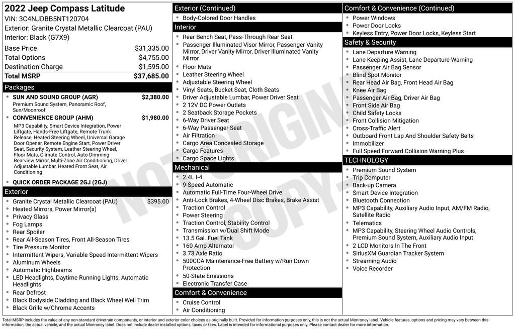 2022 Jeep Compass Latitude
