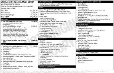 2022 Jeep Compass Altitude