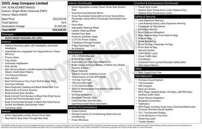 2025 Jeep Compass Limited