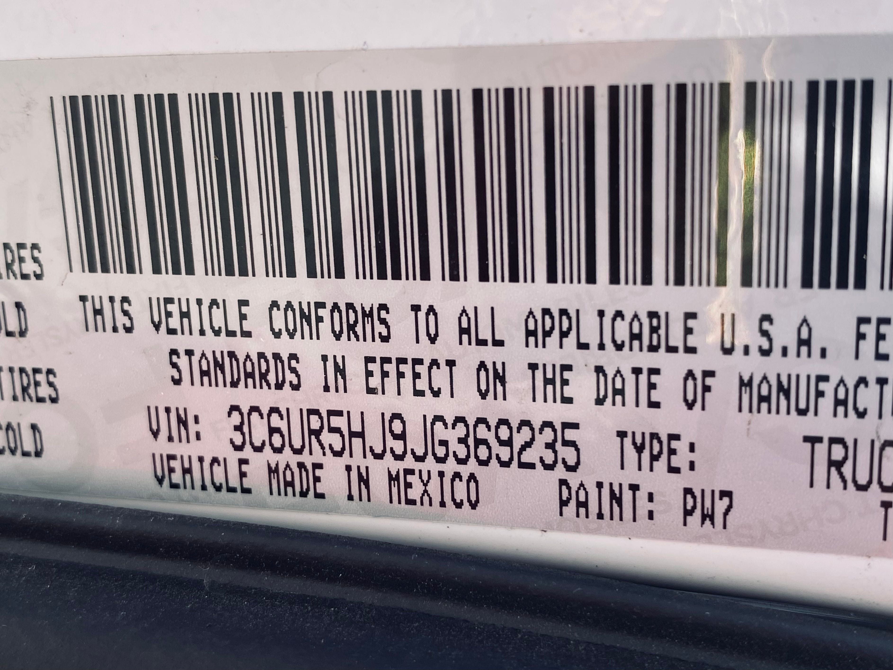 2018 RAM 2500 Tradesman