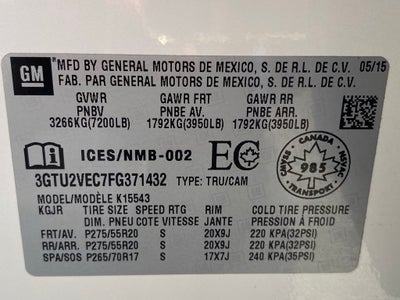 2015 GMC Sierra 1500 SLT