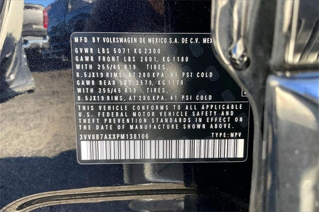 2023 Volkswagen Tiguan 2.0T SE R-Line Black AWD