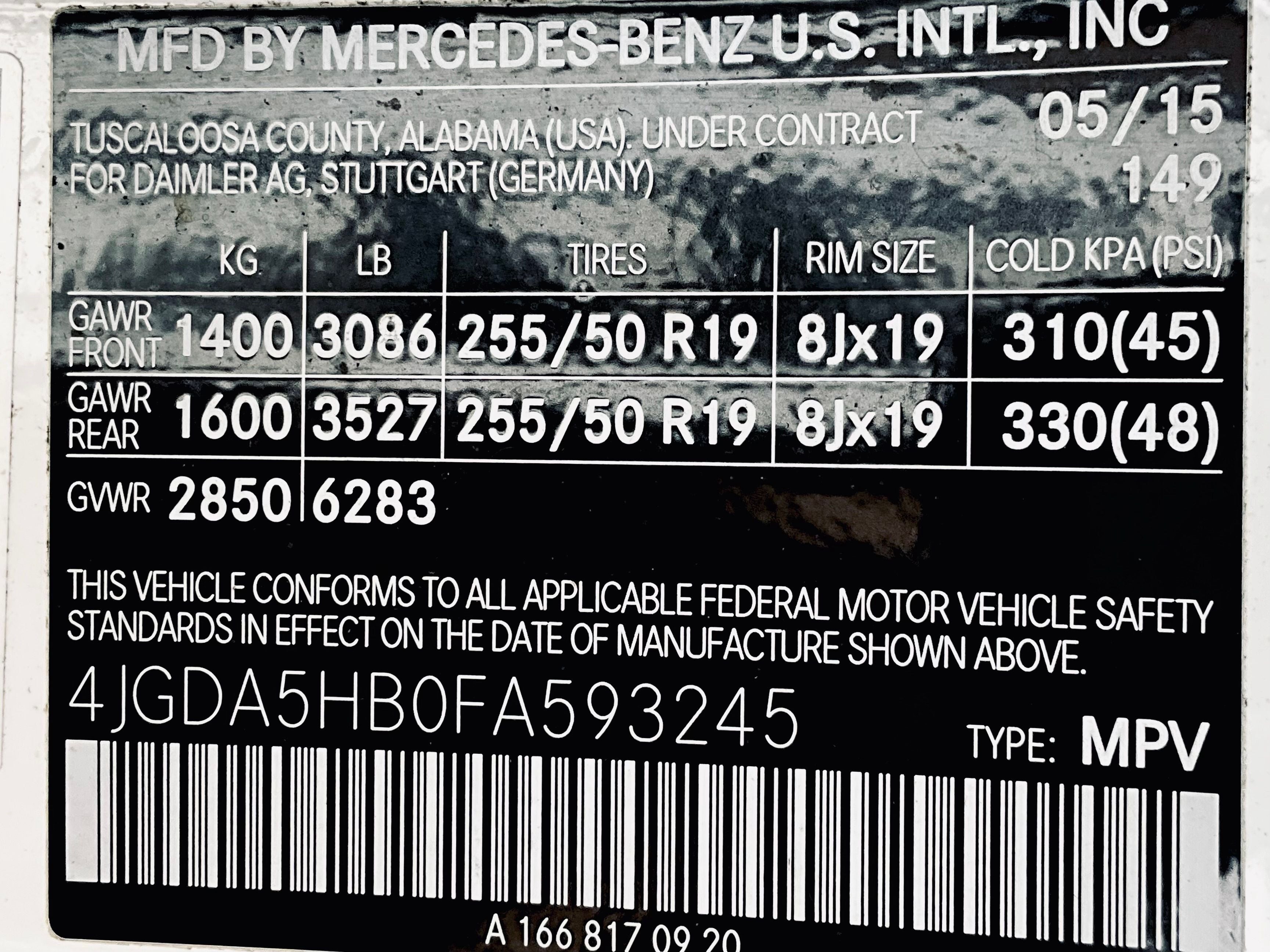 2015 Mercedes-Benz M-Class ML 350 4MATIC®