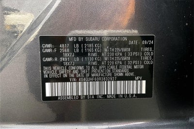 2024 Subaru Crosstrek Sport