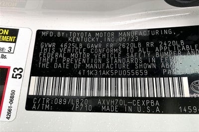 2023 Toyota Camry Hybrid XSE