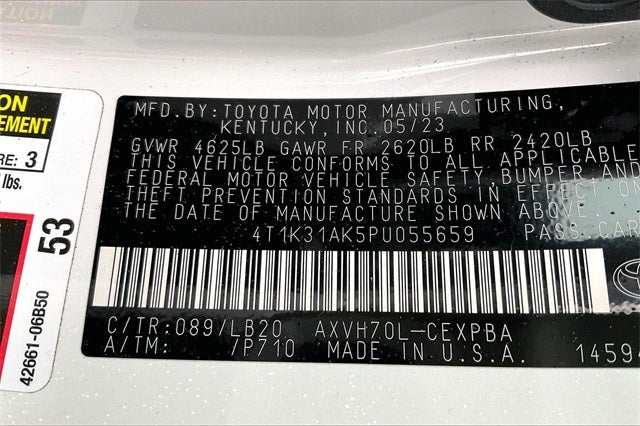 2023 Toyota Camry Hybrid XSE