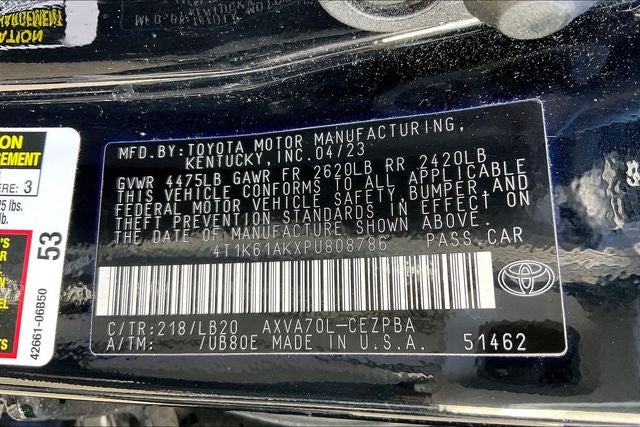 2023 Toyota Camry XSE