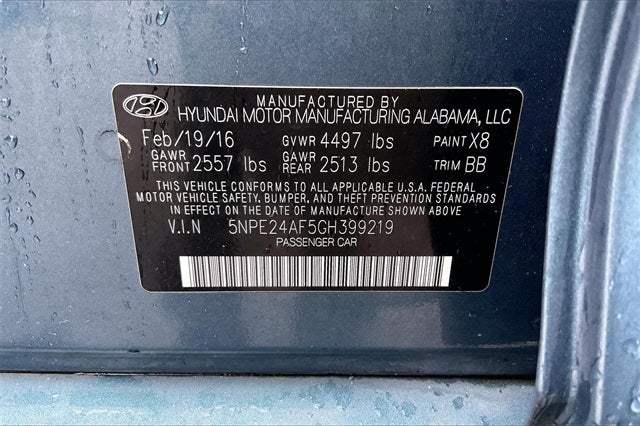 2016 Hyundai Sonata Base