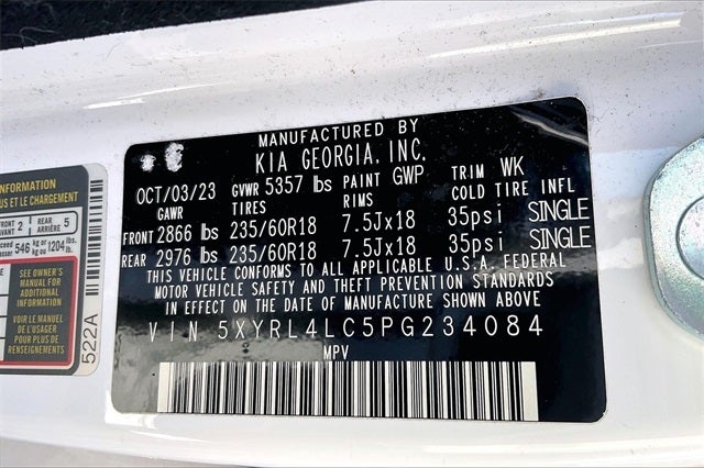 2023 Kia Sorento S FWD 3RD ROW