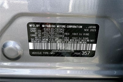 2024 Mitsubishi Outlander Sport 2.0 SE