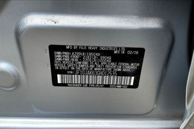 2016 Subaru Impreza 2.0i Limited