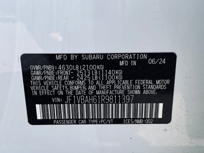 2024 Subaru WRX Premium