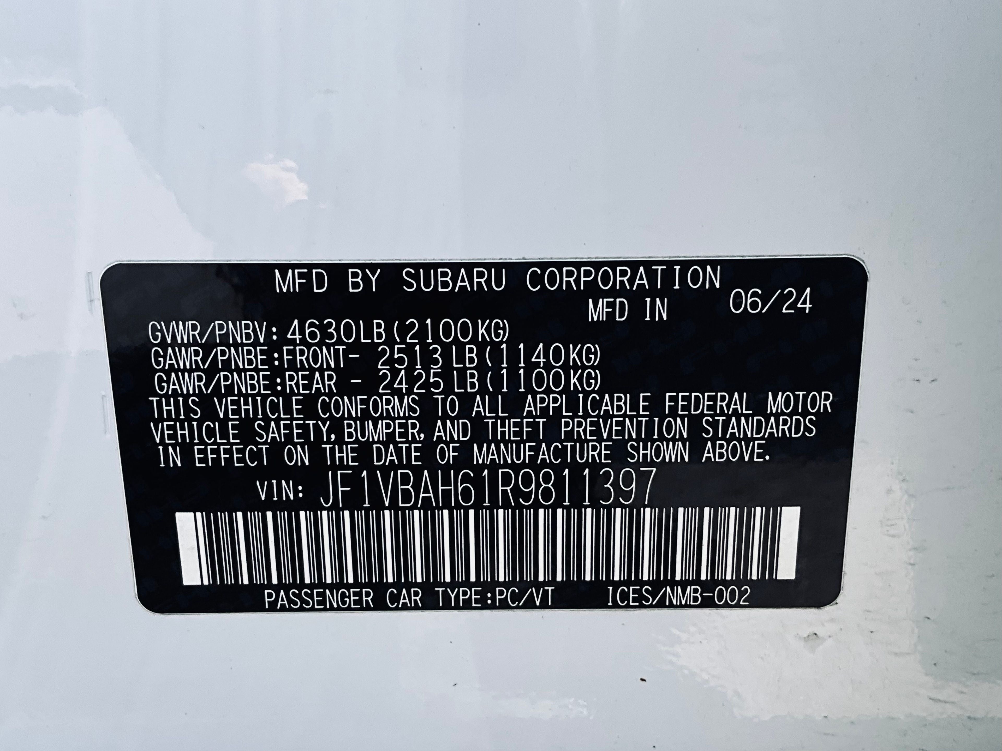2024 Subaru WRX Premium