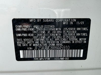 2024 Subaru Forester Touring