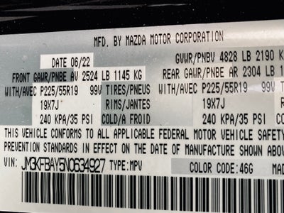 2022 Mazda Mazda CX-5 2.5 Turbo