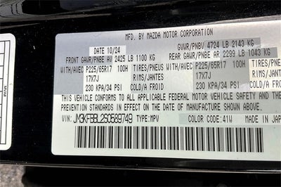 2025 Mazda Mazda CX-5 2.5 S Select Package AWD