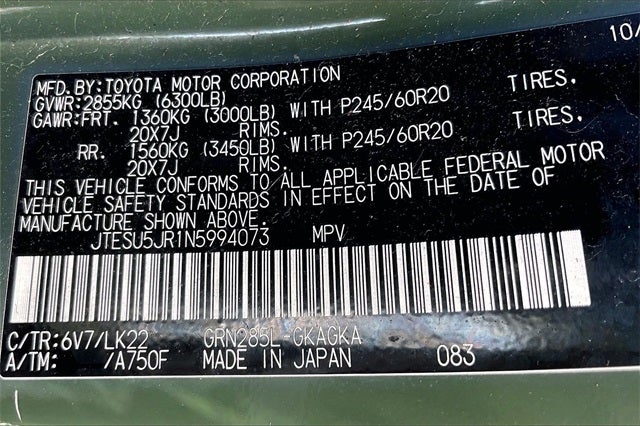 2022 Toyota 4Runner TRD Sport