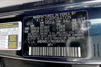 2022 Kia Sorento Plug-In Hybrid SX Prestige