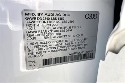 2025 Audi Q3 Premium S Line quattro