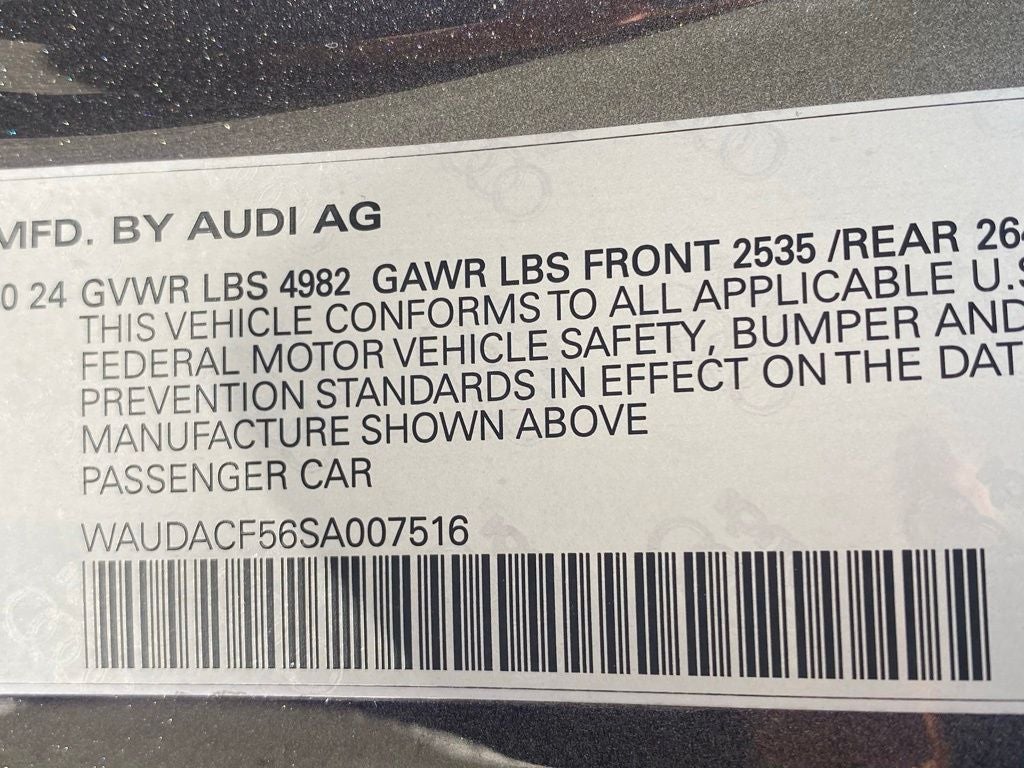 2025 Audi A5 Sportback 45 S line Premium quattro