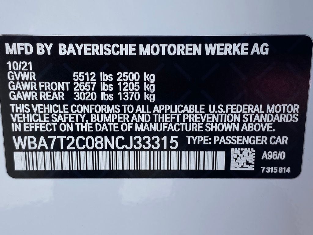 2022 BMW 7 Series 740i
