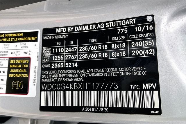 2017 Mercedes-Benz GLC GLC 300 4MATIC®