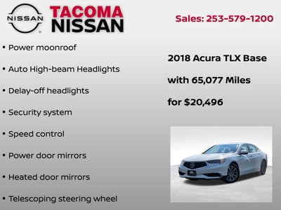 2018 Acura TLX 2.4L