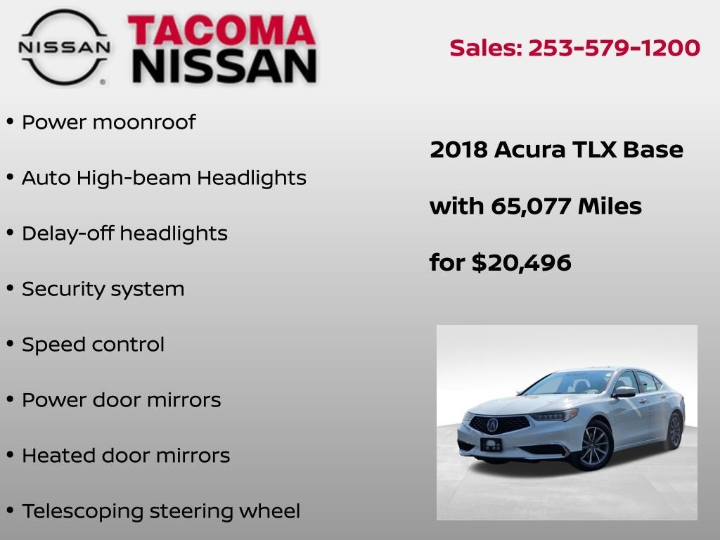 2018 Acura TLX 2.4L