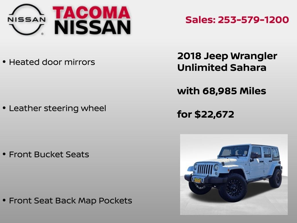 2018 Jeep Wrangler JK Unlimited Sahara