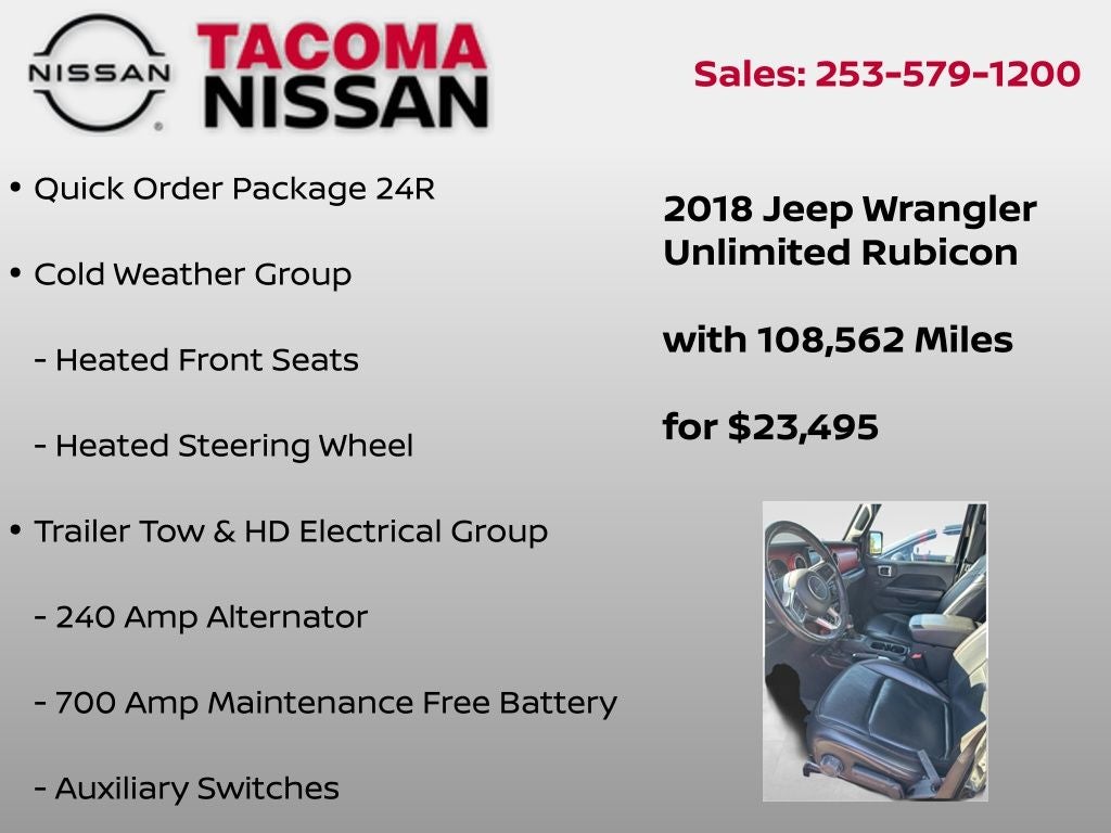 2018 Jeep Wrangler Unlimited Rubicon