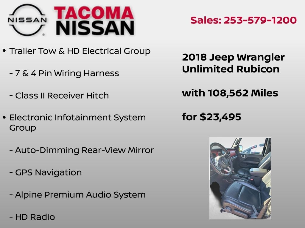 2018 Jeep Wrangler Unlimited Rubicon